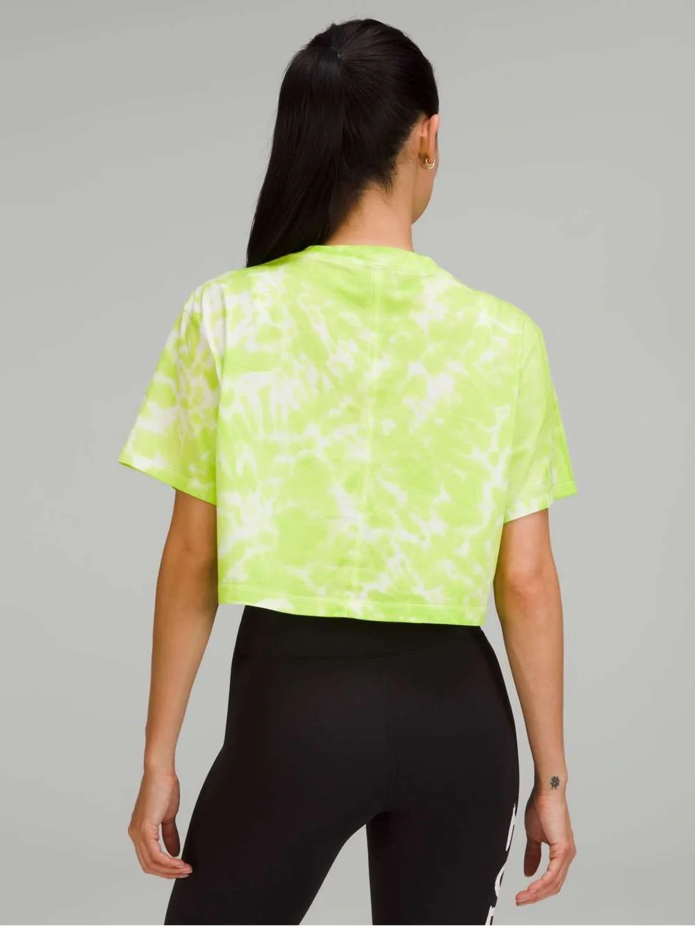 Lululemon | All Yours Cropped Cotton T-Shirt *Tie Dye